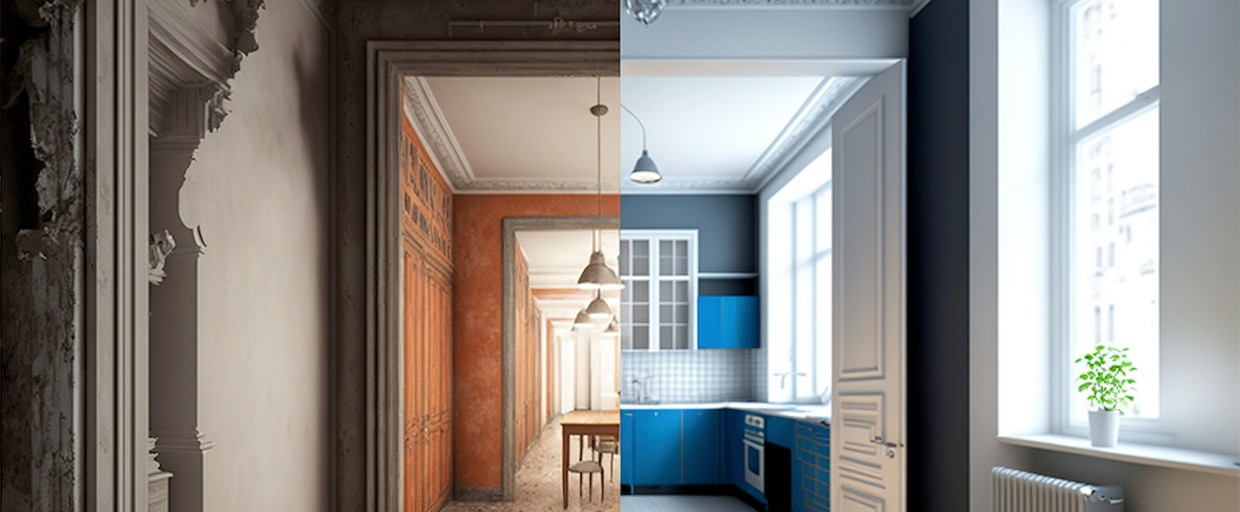 before and after of kitchen remodeling