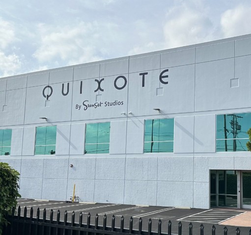 square glass building